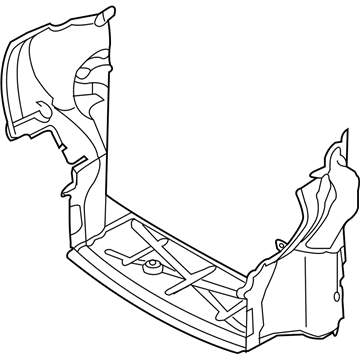 BMW 51747184553 Front Air Duct