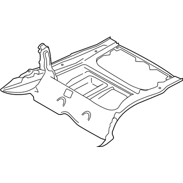 BMW 41002993556 Trunk Floor, Upper Part