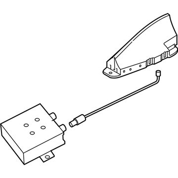 BMW 65208093542 Tetra Masked Aerial