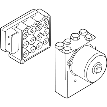 BMW 330xi ABS Pump And Motor Assembly - 34516762114