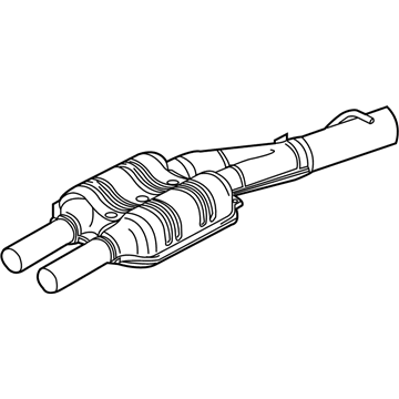 BMW 650i Exhaust Resonator - 18107542654