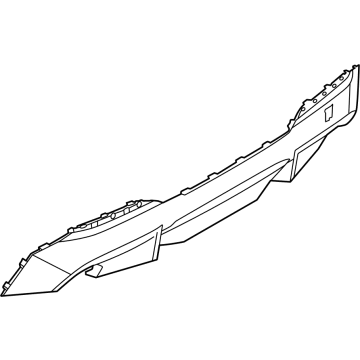 BMW 51125A2E931 TRIM PANEL, BUMPER, REAR, BO