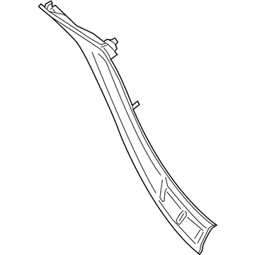 BMW 63217342962 Water Channel, Right