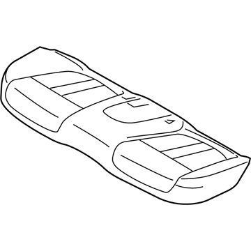 BMW 52207354630 Foam Section, Basic, Seat