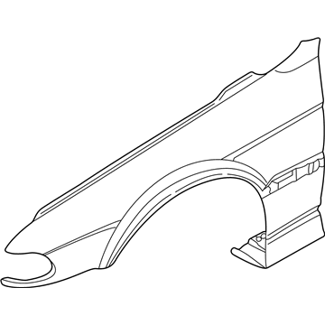 BMW 41358157625 Side Panel, Front Left