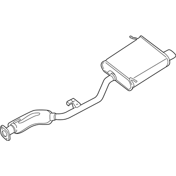 BMW Z3 Tail Pipe - 18101433388