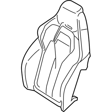 BMW 52108060744 FOAM ELEMENT, COMFORT B-REST