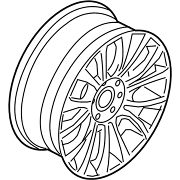 BMW 36117842657 Light Alloy Rim