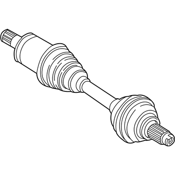 2002 BMW X5 Axle Shaft - 31607565313