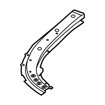 BMW 41145A37966 SUPPORT BRACKET W/O VIN WHEE