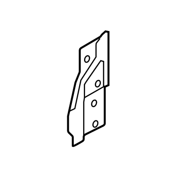 BMW 41145A37986 RIGHT INTERIOR COLUMN A