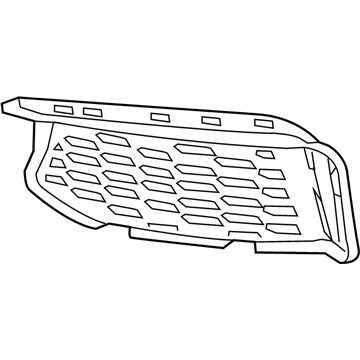 BMW 51118065318 Grille, Air Inlet, Open, Right