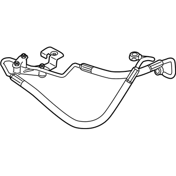 2009 BMW 128i Power Steering Hose - 32416784330