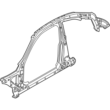 BMW 41009622059 SIDE FRAME, CENTER LEFT