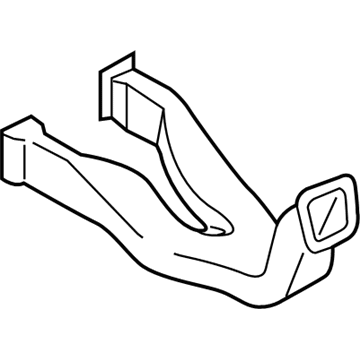 BMW 51169363821 Air Duct For.Rear Passenger.Compartment Centre