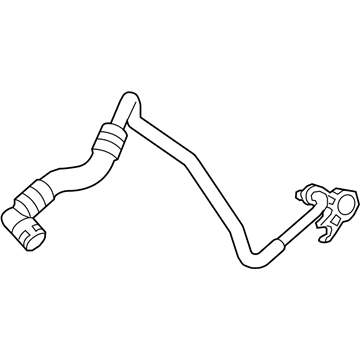 BMW 640i Oil Cooler Hose - 17227645065