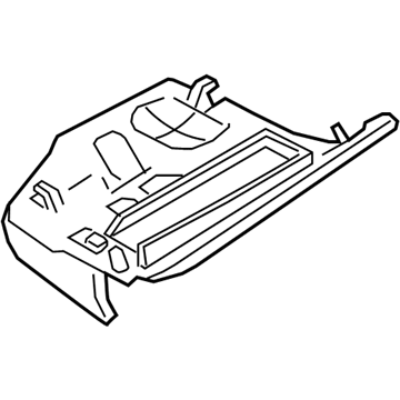 BMW 51459388687 Trim Panel,Footwell,Airbag,Front Passenger