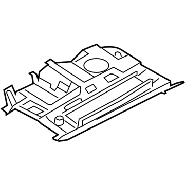 BMW 51459240628 Trim Panel In Footwell For Knee Airbag