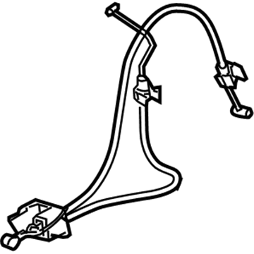 BMW M6 Door Latch Cable - 51247191120