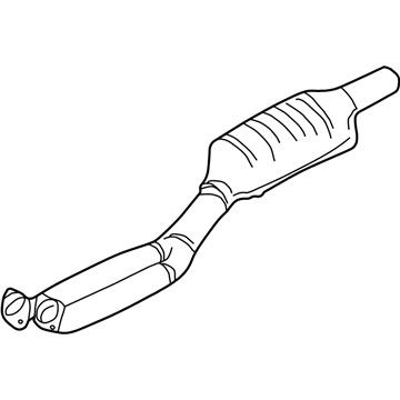 BMW 750iL Exhaust Pipe - 18301437413