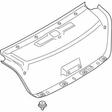 BMW 51499466970 TAILGATE TRIM PANEL LOWER