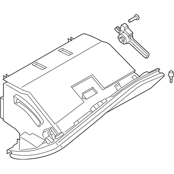 BMW 51165A09C91 GLOVE BOX