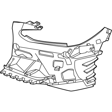 BMW 51118069415 RETAINING FRAME, LEFT