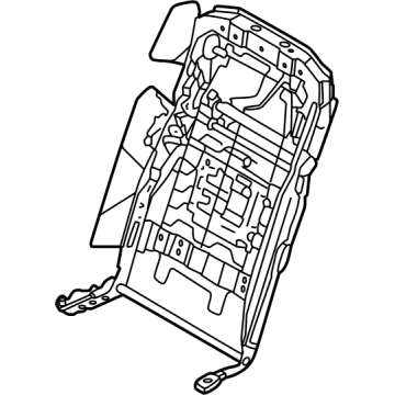 BMW 52105A4A254 BACKREST FRAME COMFORT SEAT