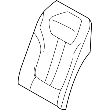 BMW 52205A42C04 COVER BACKREST COMFORT SEAT