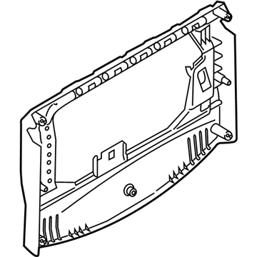 BMW 65509203890 Back Screen