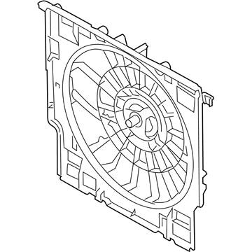 2021 BMW X6 Fan Shroud - 17425A57751