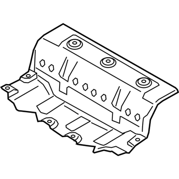 BMW 51487340227 Heat Insulation, Rear Silencer, Front