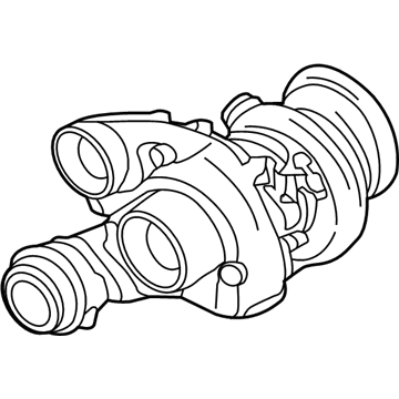 BMW X6 M Turbocharger - 11657848116