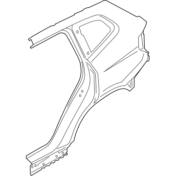 BMW 41007955005 Left Rear Side Panel