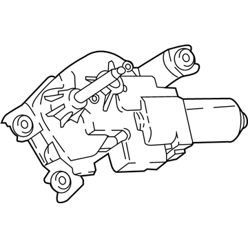 2020 BMW X7 Wiper Motor - 67637453144