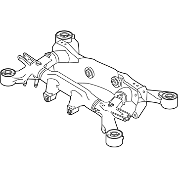 BMW 745i Axle Beam - 33316779789