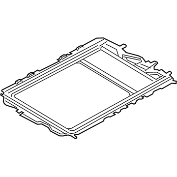 BMW 54107293547 Panoramic Roof, Frame