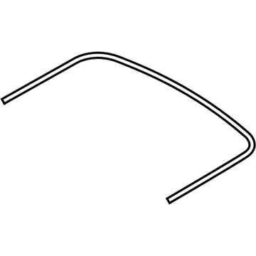 BMW 54107304488 Gasket, Glass Cover, Rear