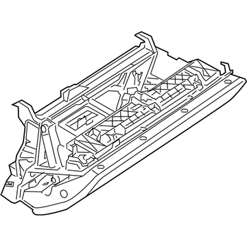 BMW 51168040864 Glove Box Vinyl