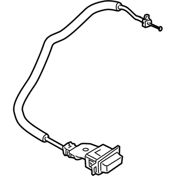 BMW 51169112118 Key Button For Glove Box