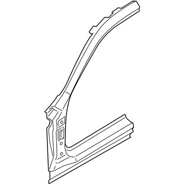 BMW 41007344965 Column A Exterior, Left