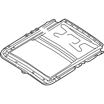 BMW 54137134536 Frame Sliding-Lifting Roof Complete