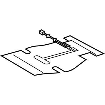 BMW 52207277876 Heating Element Seat, Right