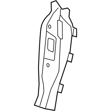 BMW 51427303704 Shroud Panel, B-Pillar, Right