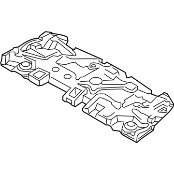 BMW 51489163105 Sound Insulation For Upper Partit.Trunk