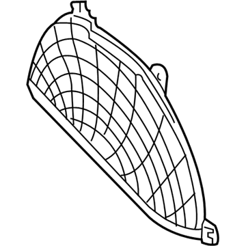 BMW 64548361937 Upper Protection Grid For Additional Fan