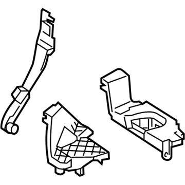 BMW 63117395524 Set, Holder, Headlight Right