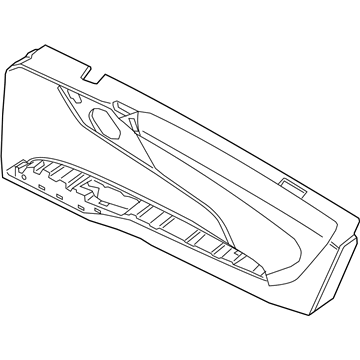 BMW 51417407666 Door Trim Panel Right