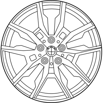 BMW M440i xDrive Gran Coupe Alloy Wheels - 36118089227