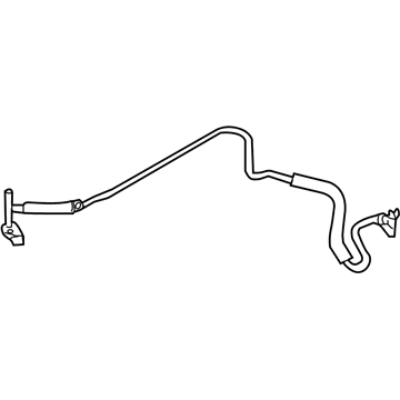 BMW 17222283580 Transmission Oil Cooler Line, Flow